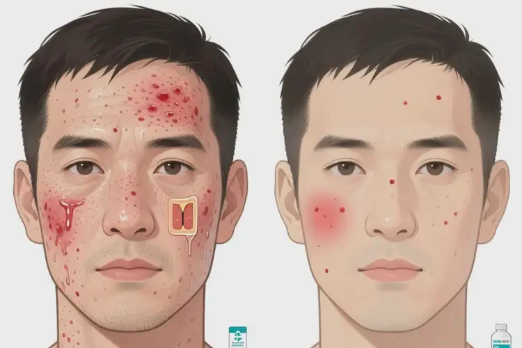 男人臉上有濕疹能不能根治(圖4)