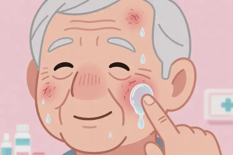 老人臉上容易起濕疹可不可以徹底自愈(圖2)