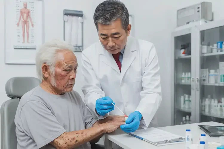 高龄老人脸上长湿疹能不能根治(图3)