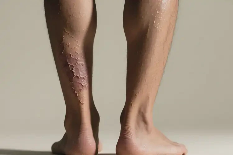 男人小腿偶爾起濕疹能不能根治(圖1)