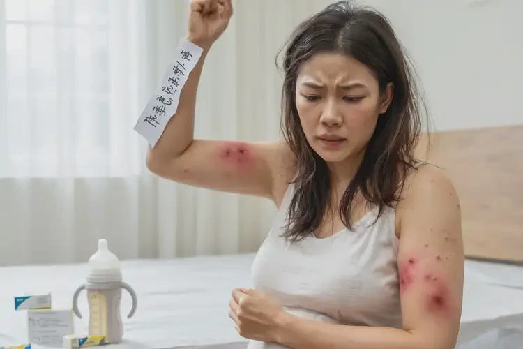 哺乳期媽媽手臂上經(jīng)常起濕疹不管它會(huì)自己痊愈嗎(圖4)