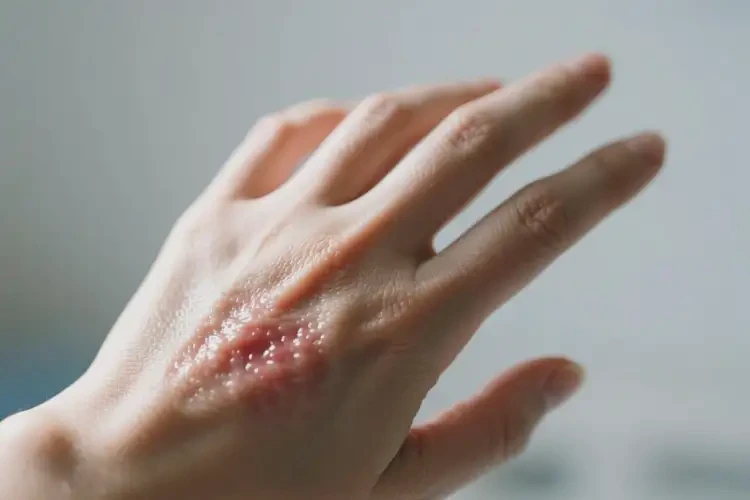 女人手上有濕疹能徹底自愈嗎(圖3)
