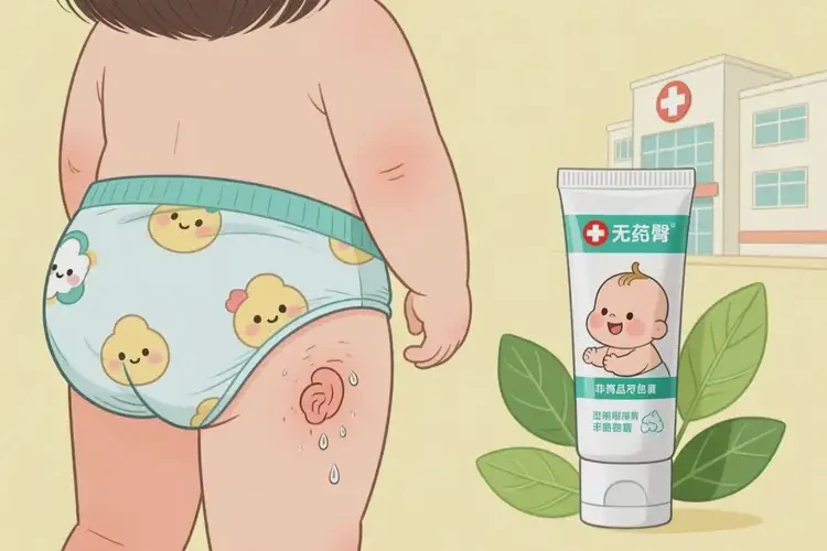 孩子肛周出現(xiàn)濕疹可不可以根治(圖1)