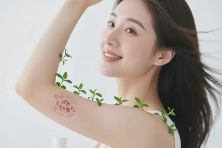 女人手臂容易長濕疹能不能根治(圖1)