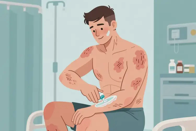 男人全身起濕疹能不能根治(圖1)