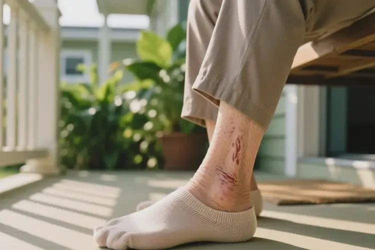 老年人腳上經常長濕疹可不可以根治(圖1)