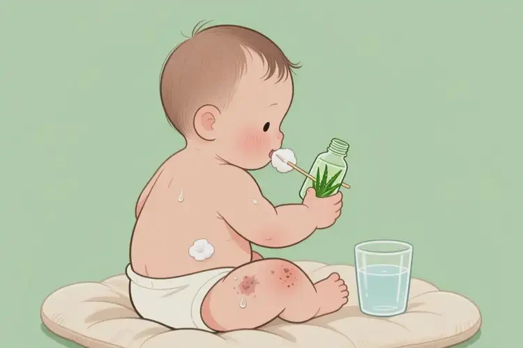 寶寶屁股出現(xiàn)濕疹可不可以根治(圖1)