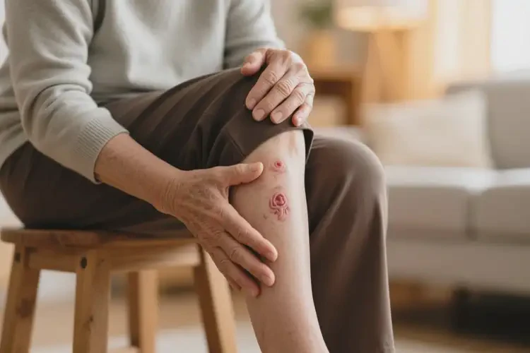 老人小腿偶尔长湿疹不管它会自己好吗(图3)