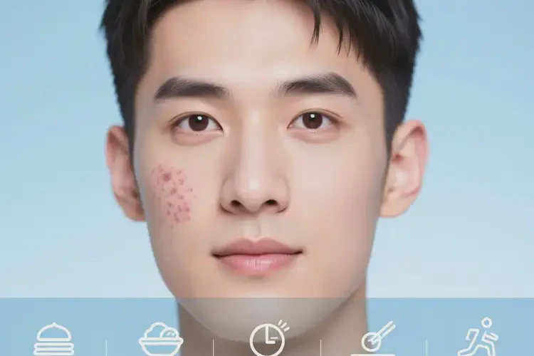 男人面部容易長(zhǎng)濕疹能不能根治(圖4)