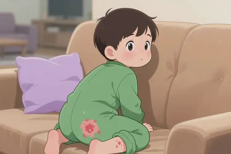 小孩屁股有濕疹可以徹底自愈嗎(圖2)