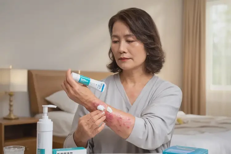 產(chǎn)婦面部偶爾起濕疹不管它會(huì)自己好嗎(圖3)