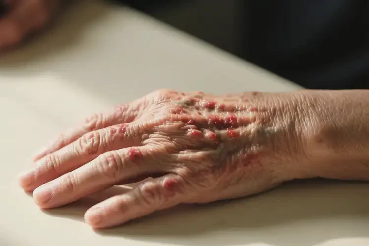 老年人手上有濕疹能徹底自愈嗎(圖3)