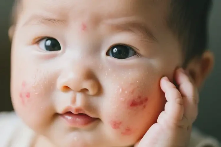 嬰兒面部偶爾長(zhǎng)濕疹可不可以徹底自愈(圖3)