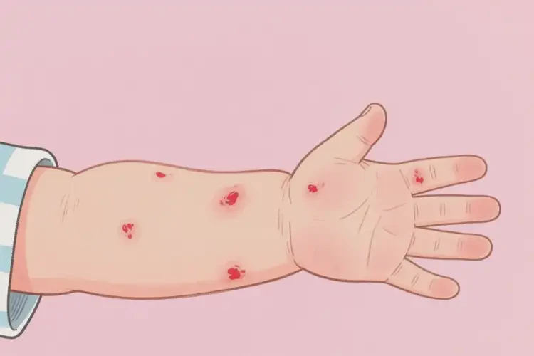 幼儿手臂上偶尔长湿疹不管它会自己自愈吗(图1)