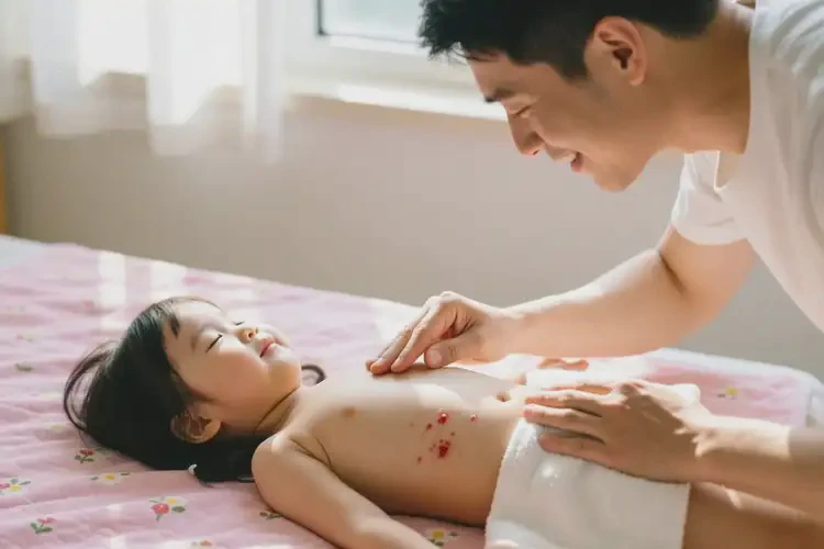 孩子肚子上出現(xiàn)濕疹可不可以根治(圖2)