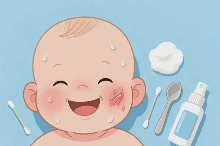 小兒面部長濕疹可不可以徹底自愈(圖1)