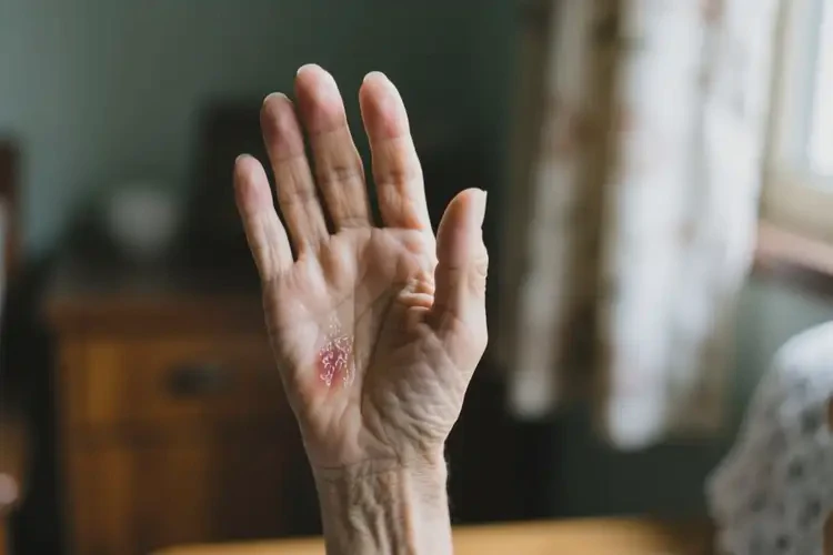 高齡老人手上出濕疹不管它會自己自愈嗎(圖2)