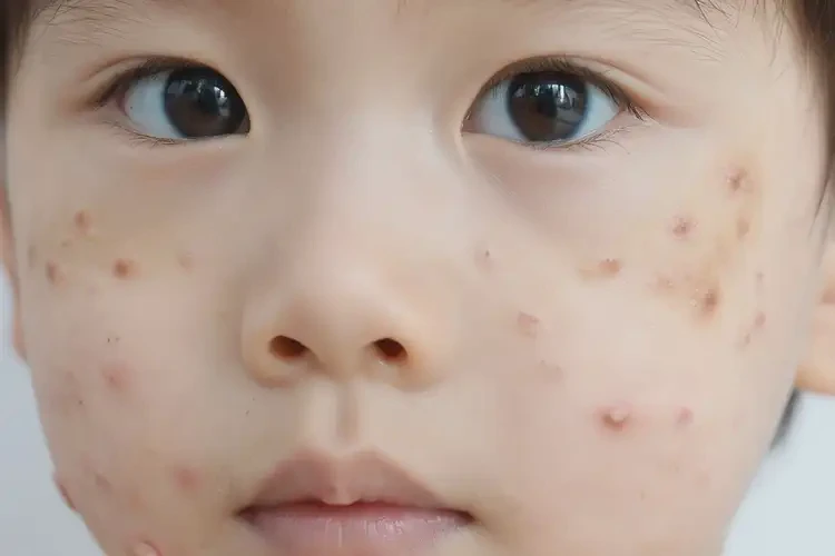 小兒臉上偶爾起濕疹不管它會自己自愈嗎(圖4)