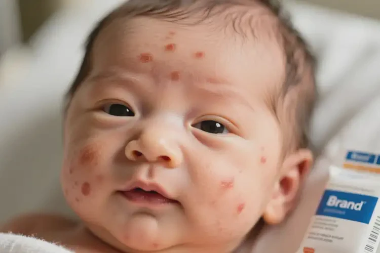 新生儿面部偶尔长湿疹可不可以根治(图1)