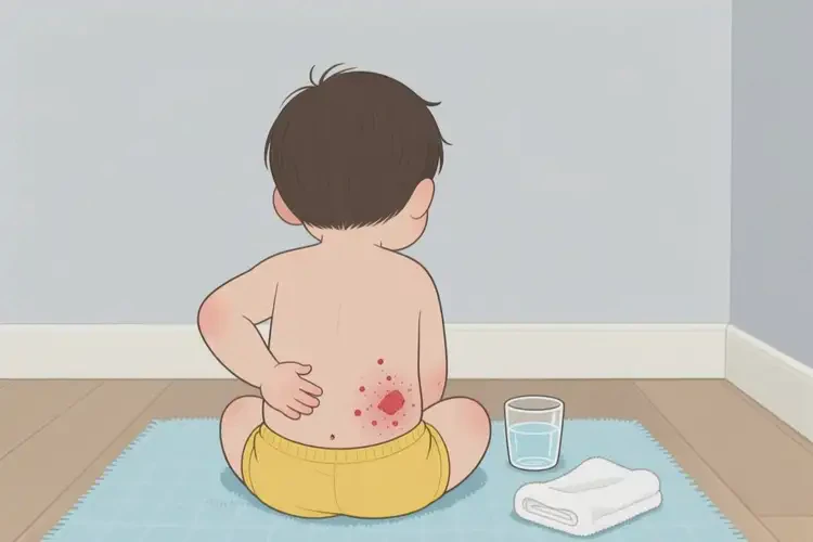 小孩屁股有濕疹可以徹底自愈嗎(圖3)