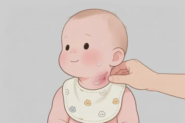 寶寶脖子偶爾長濕疹可不可以根治(圖1)