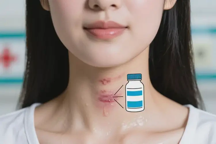 女生脖子有濕疹可不可以根治(圖1)