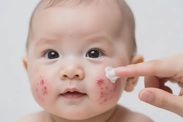 嬰兒面部經(jīng)常起濕疹可不可以根治(圖4)