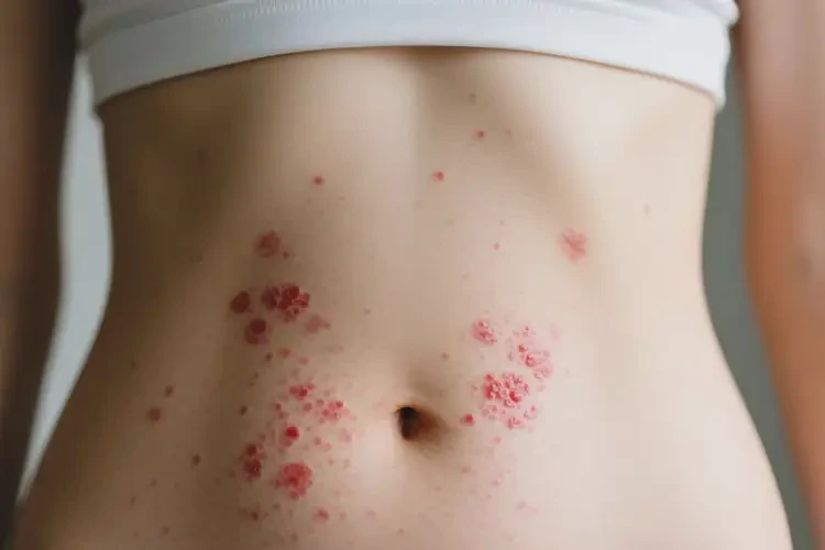 女人肚子上容易起濕疹能不能根治(圖2)