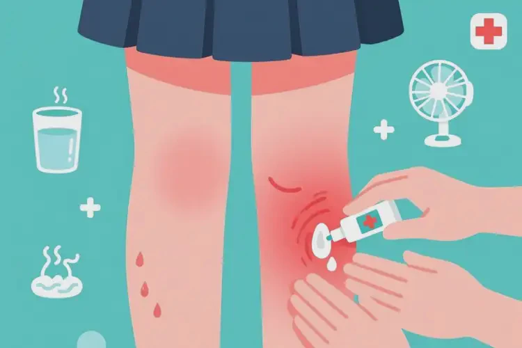 大學(xué)生小腿上出現(xiàn)濕疹能夠徹底治愈嗎(圖3)