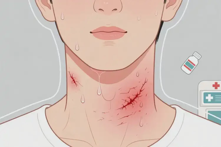 男人脖子上長(zhǎng)濕疹能不能根治(圖4)