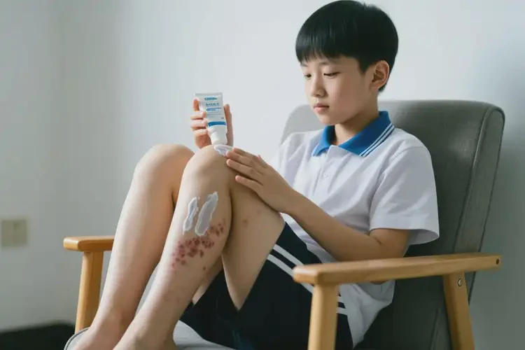 中學(xué)生大腿出現(xiàn)濕疹可不可以根治(圖2)