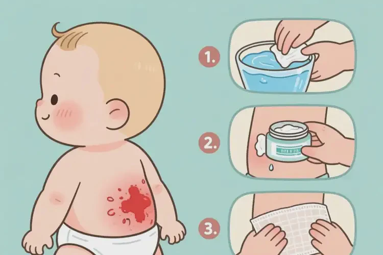 小兒肚子起濕疹能夠徹底治愈嗎(圖4)