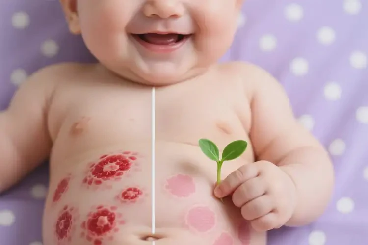 幼兒肚子上容易起濕疹可不可以徹底自愈(圖1)