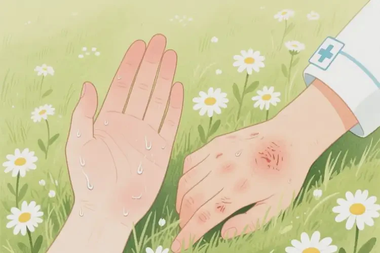 女人四肢長濕疹能不能根治(圖4)