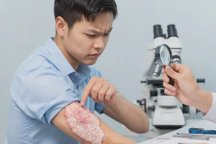 男生手臂偶爾長(zhǎng)濕疹可不可以根治(圖4)