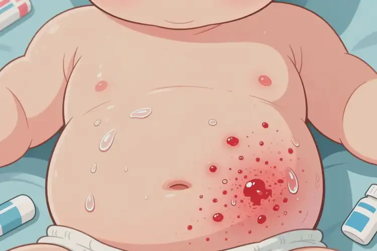寶寶肚子起濕疹可不可以根治(圖2)
