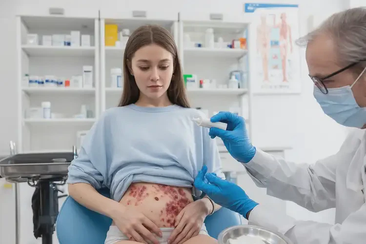 女人肚子上經(jīng)常長(zhǎng)濕疹能不能根治(圖3)