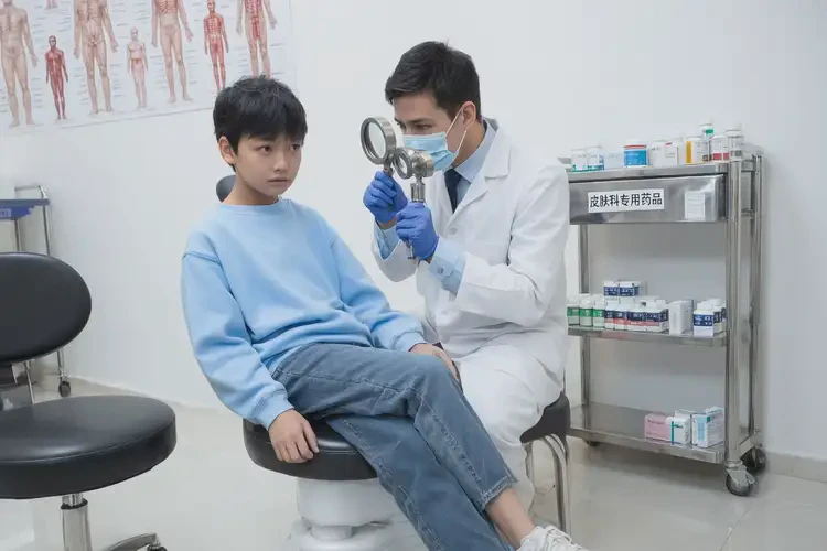 青少年大腿上偶爾起濕疹不管它會自己痊愈嗎(圖1)