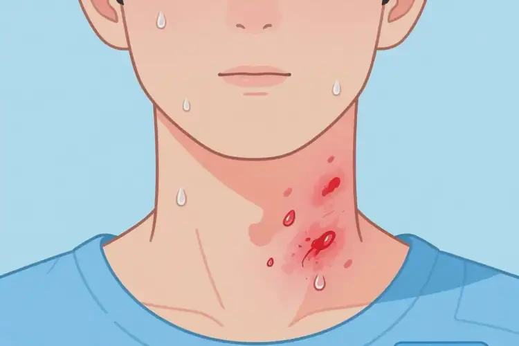 男人脖子起濕疹能不能根治(圖4)