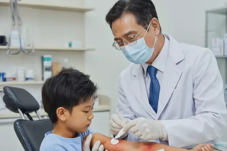 少兒脖子出現(xiàn)濕疹可不可以根治(圖3)