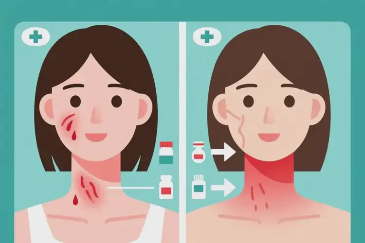 女生脖子上容易起濕疹可不可以根治(圖2)