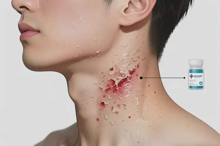 男生脖子上长湿疹可不可以根治(图2)