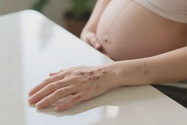 孕婦手上出現(xiàn)濕疹可不可以根治(圖1)