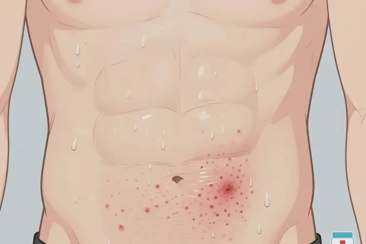 男人肚子上偶爾長濕疹能不能根治(圖3)