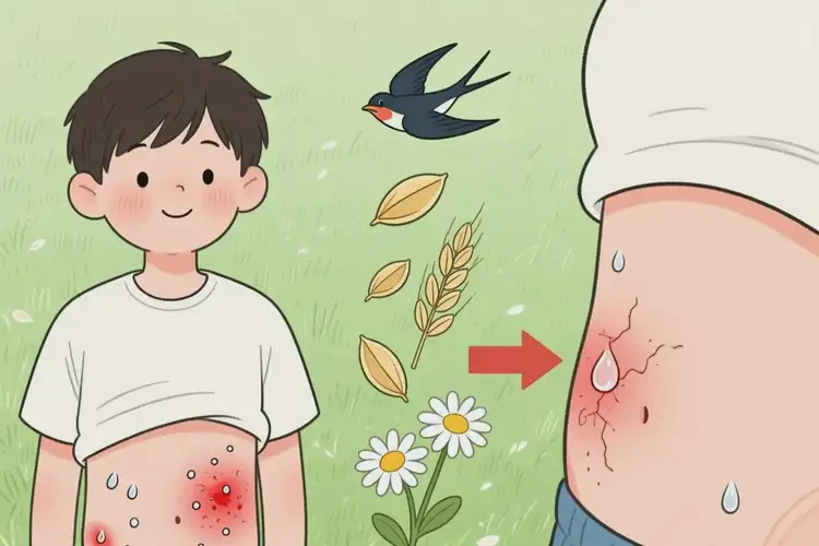 青少年肚子出湿疹能彻底自愈吗(图3)