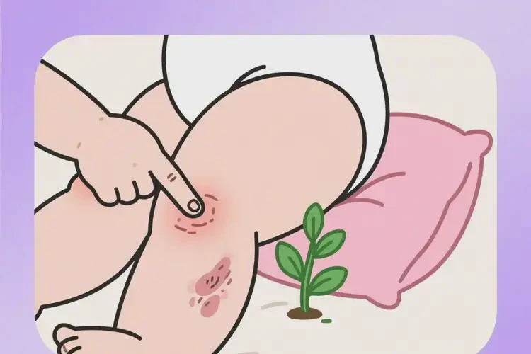 寶寶大腿上長濕疹可不可以根治(圖1)
