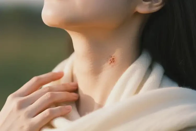 女人脖子上容易長(zhǎng)濕疹能不能根治(圖1)