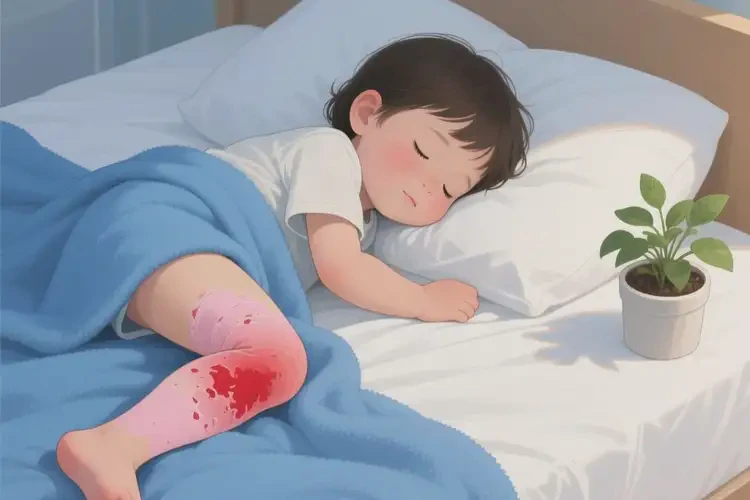 兒童大腿偶爾長濕疹能靠自己自愈嗎(圖3)