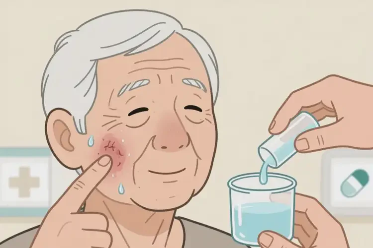 老人臉上容易起濕疹可不可以徹底自愈(圖4)