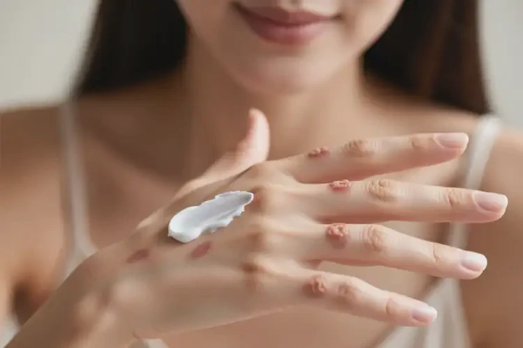 女人手上出現(xiàn)濕疹能不能根治(圖3)